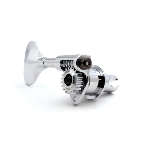 GOTOH® GBU510C-12 MÉCA. BASSE 17mm BOUTON Y CÔTÉ AIGU 1:20 CHROME (1pce)