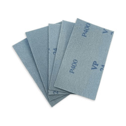 VALRESA® PAPIER À PONCER FLEXIBLE 75 x 130 mm GRAIN 400 (5PCS)