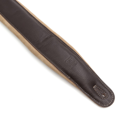 STEFY LINE® LEATHER & SUEDE SHOULDER STRAP 3500 SERIES BROWN