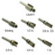 CARBIDE ROUTER BIT 3/8 IN WIDTH 3/4 IN DEPTH FOR TEMPLATES