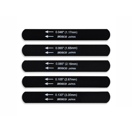 HOSCO BLACK NUT FILES SET FOR BASS 46-130 (FOR H-NF-H)