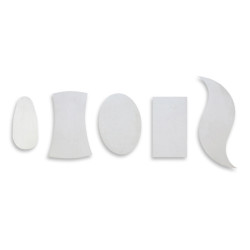 HOSCO SMALL SHAPED SCRAPERS/GRATTOIRS SET OF 5