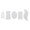 HOSCO SMALL SHAPED SCRAPERS/GRATTOIRS SET OF 5