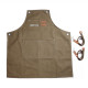 G&W APRON BROWN