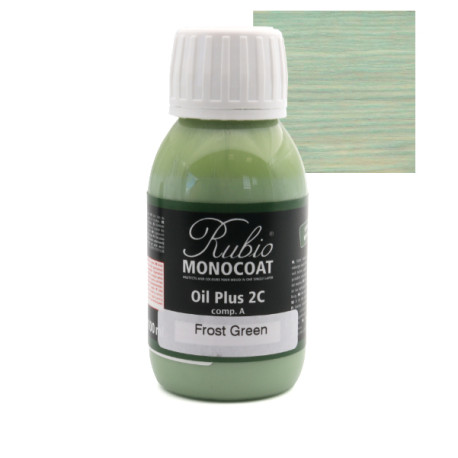 RUBIO MONOCOAT® OIL PLUS 2C COMP.A - FROST GREEN (100ml)