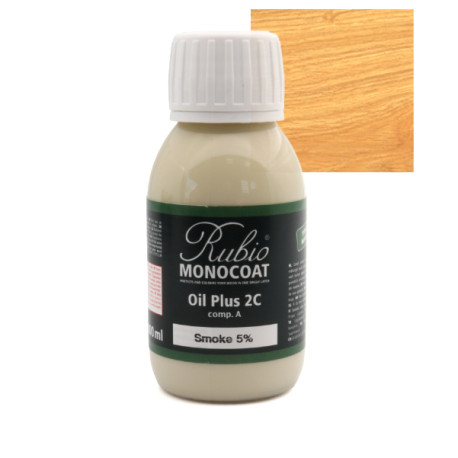 RUBIO MONOCOAT® OIL PLUS 2C COMP.A - SMOKE 5% (100ml)