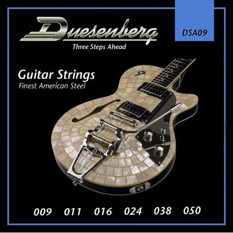 DUESENBERG® CORDES GUITARE ÉLECTRIQUE NICKEL 009-050