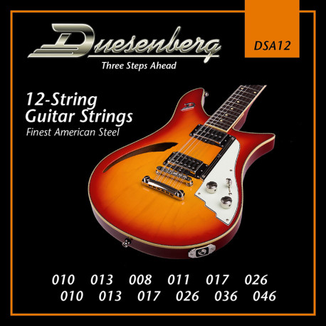 DUESENBERG® NICKEL WOUND ELECTRIC GUITAR 12 STRINGS 010-046