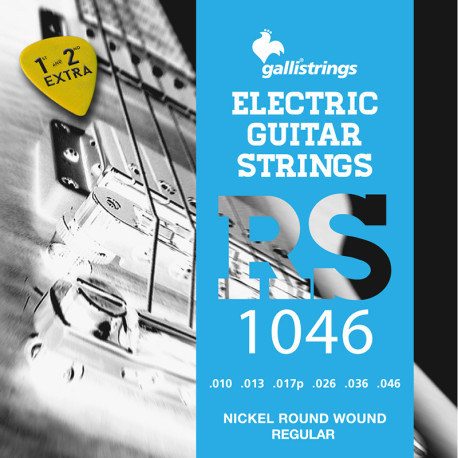 GALLI STRINGS® RS NICKEL ELECTRIC GUITAR STRINGS 010- 046