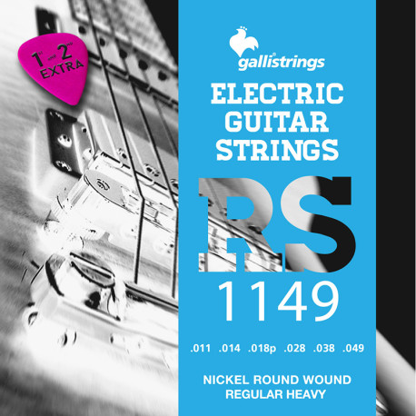 GALLI STRINGS® RS NICKEL ELECTRIC GUITAR STRINGS 011-049