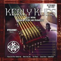 KERLY KUES® CORDES GUITARE ÉLECTRIQUE NICKEL 010-046