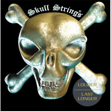 SKULL STRINGS® CORDES GUITARE "DROP" LA 013-068