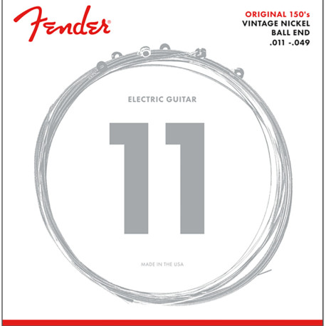 FENDER ORIGINAL PURE NICKEL 150 M GUITAR STRINGS 11-49