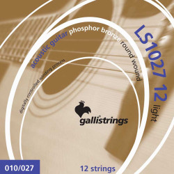 GALLI LUCKY STAR 12-STRINGS PHOSPHOR BRONZE EXTA LIGHT 010-047