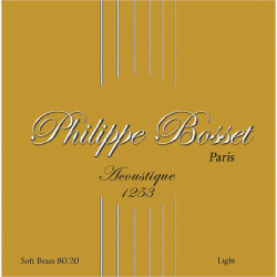 !! DISCONTINUED !! PHILIPPE BOSSET ACOUSTIQUE SOFT BRASS LIGHT 12-53