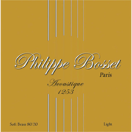 !! DISCONTINUED !! PHILIPPE BOSSET ACOUSTIQUE SOFT BRASS LIGHT 12-53