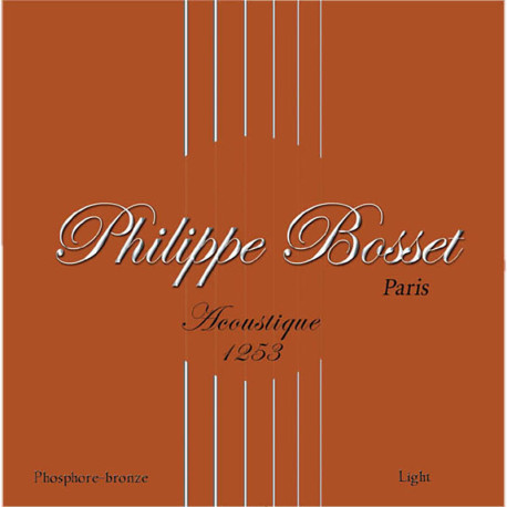 !! DISCONTINUED !! PHILIPPE BOSSET ACOUSTIQUE PHOSPHOR BRONZE LIGHT 12-53