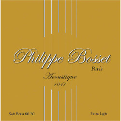 PHILIPPE BOSSET ACOUSTIQUE SOFT BRASS CUSTOM LIGHT 10-47