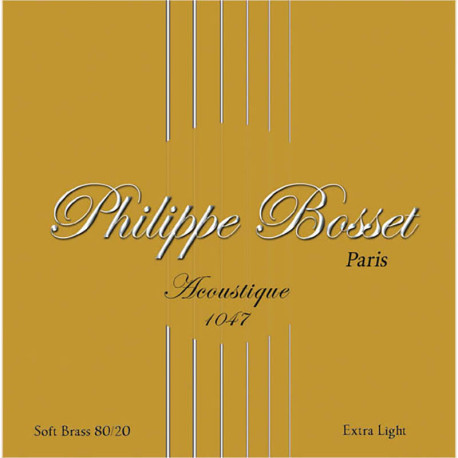 PHILIPPE BOSSET ACOUSTIQUE SOFT BRASS CUSTOM LIGHT 10-47