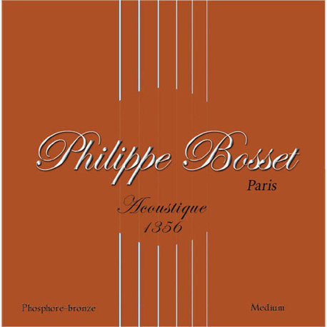 PHILIPPE BOSSET ACOUSTIQUE PHOSPHOR BRONZE CUSTOM LIGHT 13-56