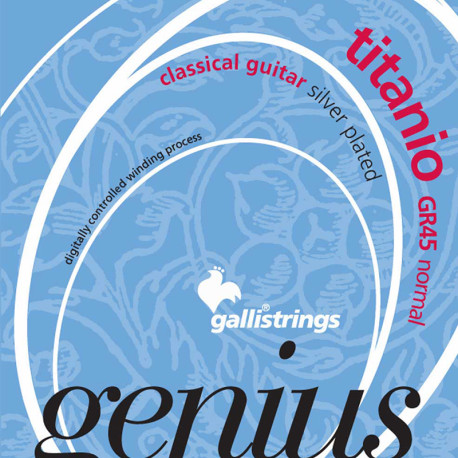 GALLI STRINGS® GENIUS CLASSICAL GUITAR STRINGS TITANIO NORMAL TENSION