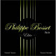 PHILIPPE BOSSET® ELITE STRINGS BLACK REGULAR TENSION 030-044 BLACK NYLON