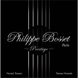 PHILIPPE BOSSET® PRESTIGE STRINGS NORMAL TENSION 030-044 CLEAR NYLON