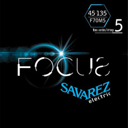 SAVAREZ ELECTRIC BASS FOCUS 5 STRINGS 45-130