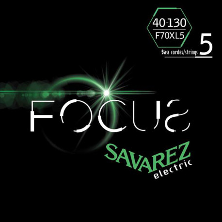 SAVAREZ ELECTRIC BASS FOCUS 5 STRINGS 40-130