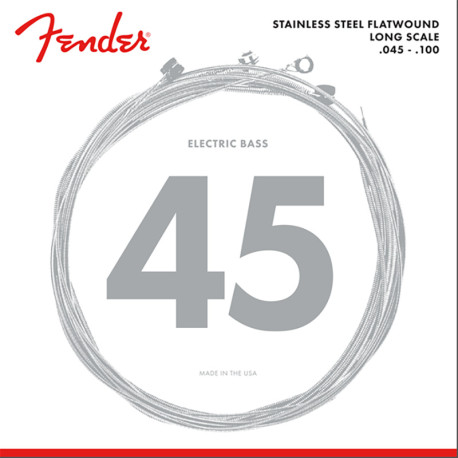 FENDER STAINLESS 9050'S FLATWOUND BASS STRINGS 045-100