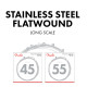 FENDER STAINLESS 9050'S FLATWOUND BASS STRINGS 045-100