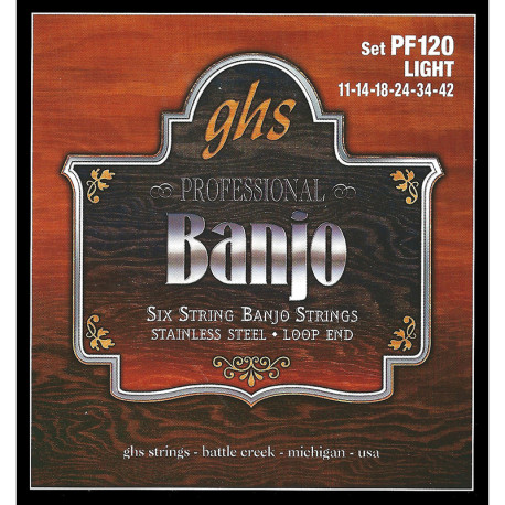 GHS 6 STRINGS BANJO LIGHT