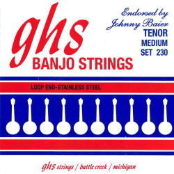 GHS TENOR BANJO SET PHOS-BRNZ 11-30 JOHNNY BAIER