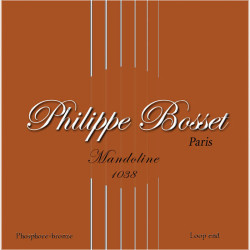 PHILIPPE BOSSET MANDOLINE PHOSPHOR BRONZE 10-38