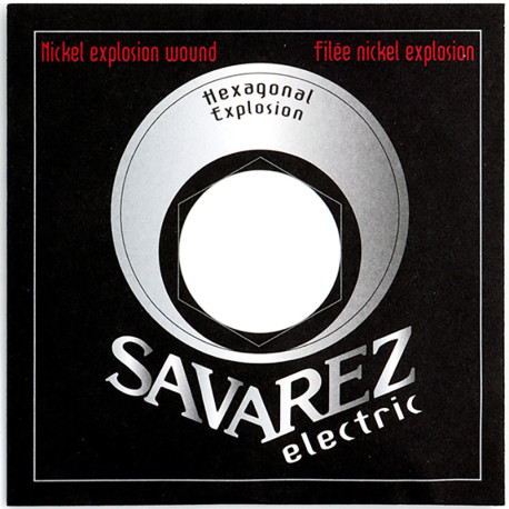 SAVAREZ® HEXAGONAL EXPLOSION GUITAR SINGLE STRING PLAIN STEEL 038