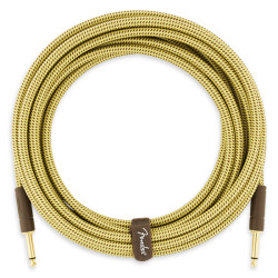 FENDER® DELUXE SERIES INSTRUMENT CABLE STRAIGHT/STRAIGHT 10ft (3 M) TWEED