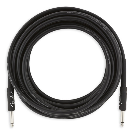 FENDER® PROFESSIONAL SERIES INSTRUMENT CABLE STRAIGHT/STRAIGHT 18ft (5.5 M)