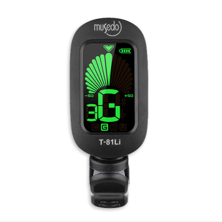 MUSEDO® T-81Li RECHARGEABLE CLIP ON CHROMATIC TUNER