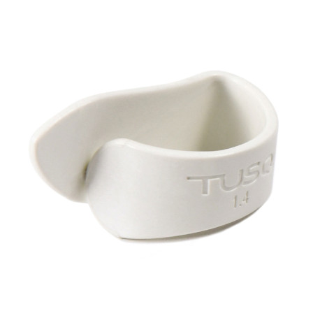 THUMB PICK TUSQ 1.24mm WHITE (PACK X 3)