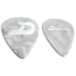 DUESENBERG® MÉDIATORS CELLULOID HEAVY WHITE PEARL (10pcs)