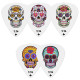 GALLI PICK CELLULOID GRAPHIC SUGAR SKULL 351 1.14mm (12 PCS)