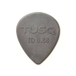 !! DISCONTINUED !! TUSQ® PICK TEARDROP DEEP / GRAY 0.88mm (6pcs)