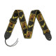 FENDER® 2” MONOGRAMMED STRAP BLACK/YELLOW/BROWN