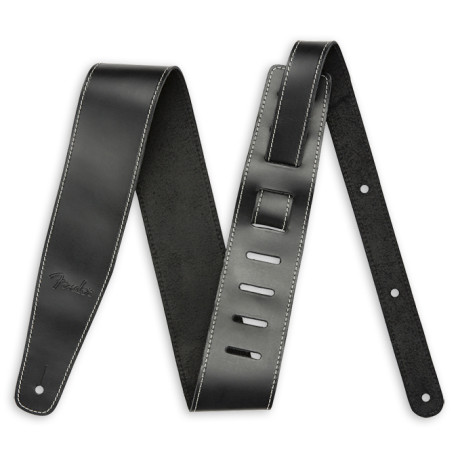 FENDER® BROKEN-IN LEATHER STRAP BLACK