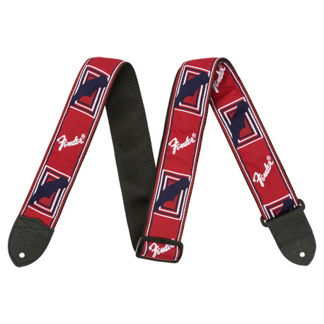 FENDER® 2” MONOGRAMMED STRAP RED/WHITE/BLUE