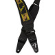 FENDER® SWELL™ NEOPRENE STRAP 6 CM BLACK/YELLOW/BROWN