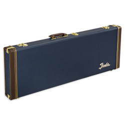 FENDER® CLASSIC SERIES WOOD CASE - STRAT®/TELE® NAVY BLUE