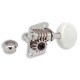 GOTOH ULTRA LIGHT UKE PEG WH/NICKEL 1:14 (4)