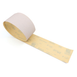 INDASA® RHYNOSTICK® PLUS LINE ROULEAU DE PAPIER ABRASIF ADHÉSIF P120 (70mm x 1m)