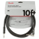 FENDER® PROFESSIONAL SERIES INSTRUMENT CABLE STRAIGHT/ANGLE 10ft (3 M)